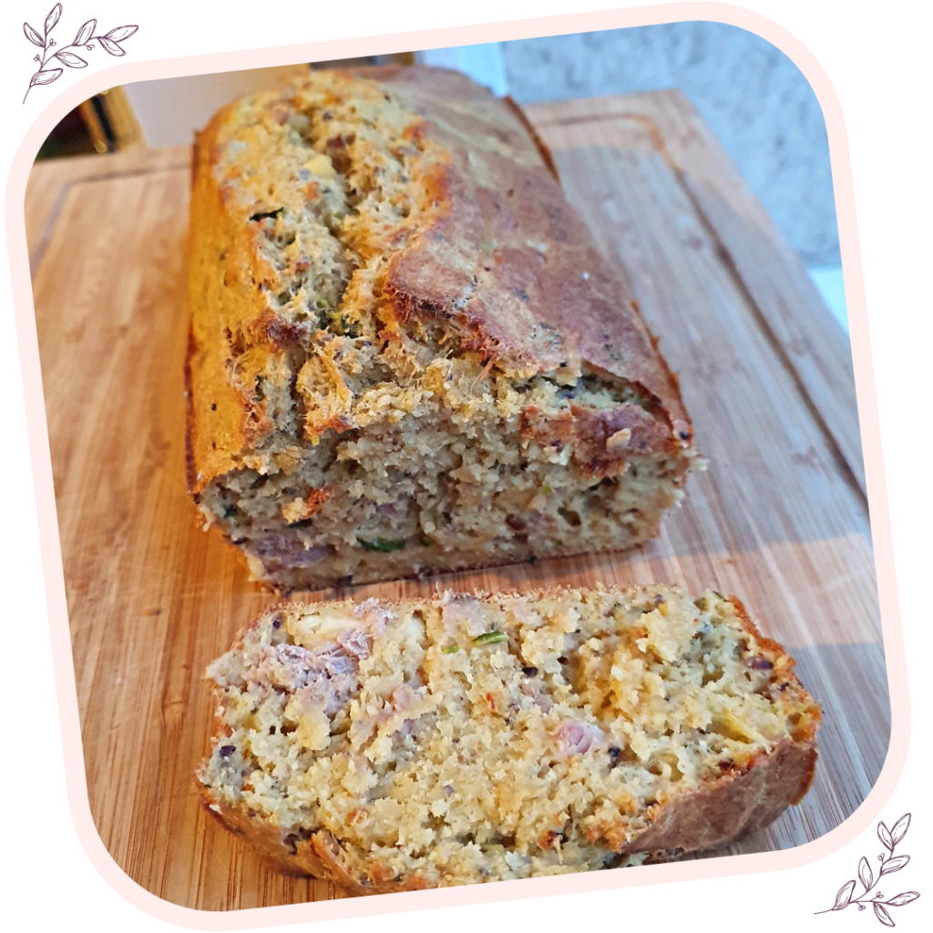 cake sain au thon et à la courgette