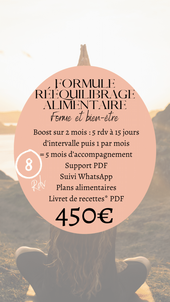 formule rééquilibrage alimentaire