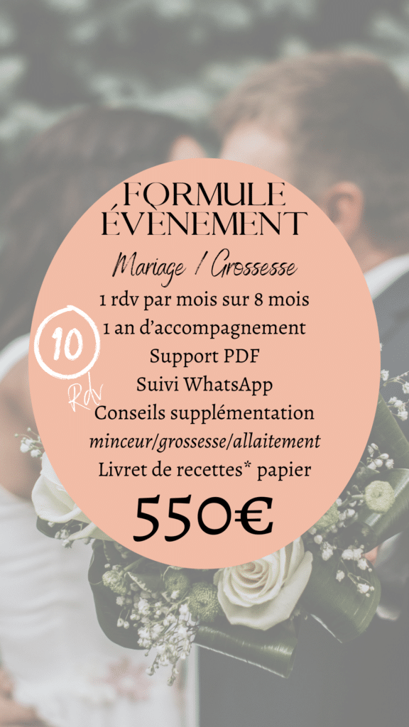 Formule préparation évènement